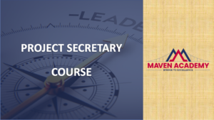 Construction project secretary course.